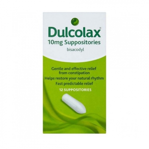 Dulcolax 10mg Suppositories Adult 12s